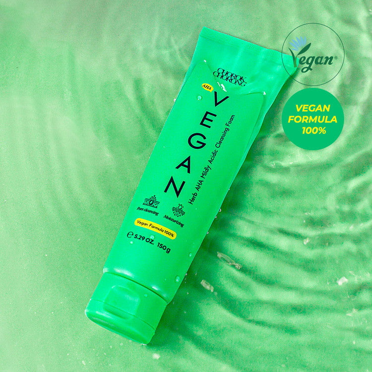 Vegan Herb AHA Mildy Acidic Cleansing Foam