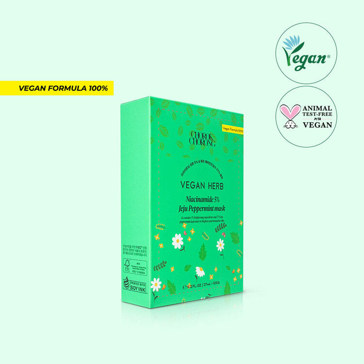 Niacinamide 5% Jeju Peppermint Mask (27ml x 10ea)