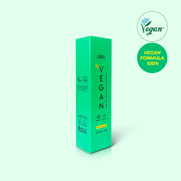 Vegan Herb AHA Mildy Acidic Cleansing Foam