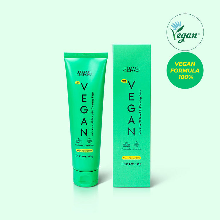 Vegan Herb AHA Mildy Acidic Cleansing Foam